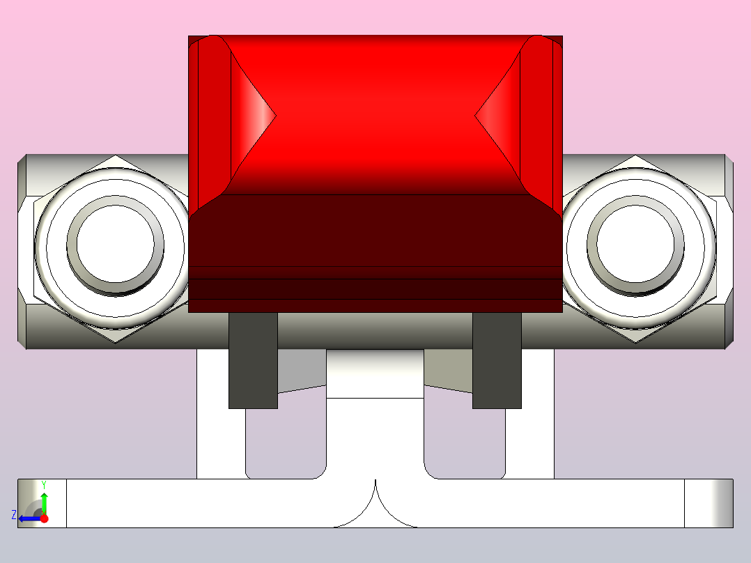 GN 851-320-锁扣夹具肘夹气动夹夹具右视图