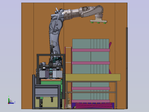 自动封箱码垛自动线左视缩略图
