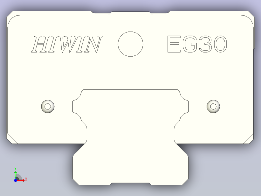 上银导轨 EGH30SA前视缩略图