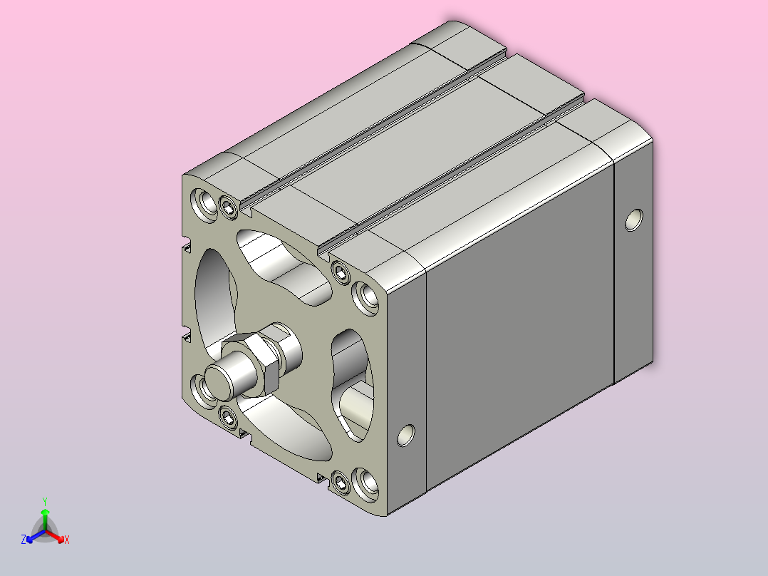FESTO气缸ADN-100-80-A-P-A---_asm_0_正等轴测图