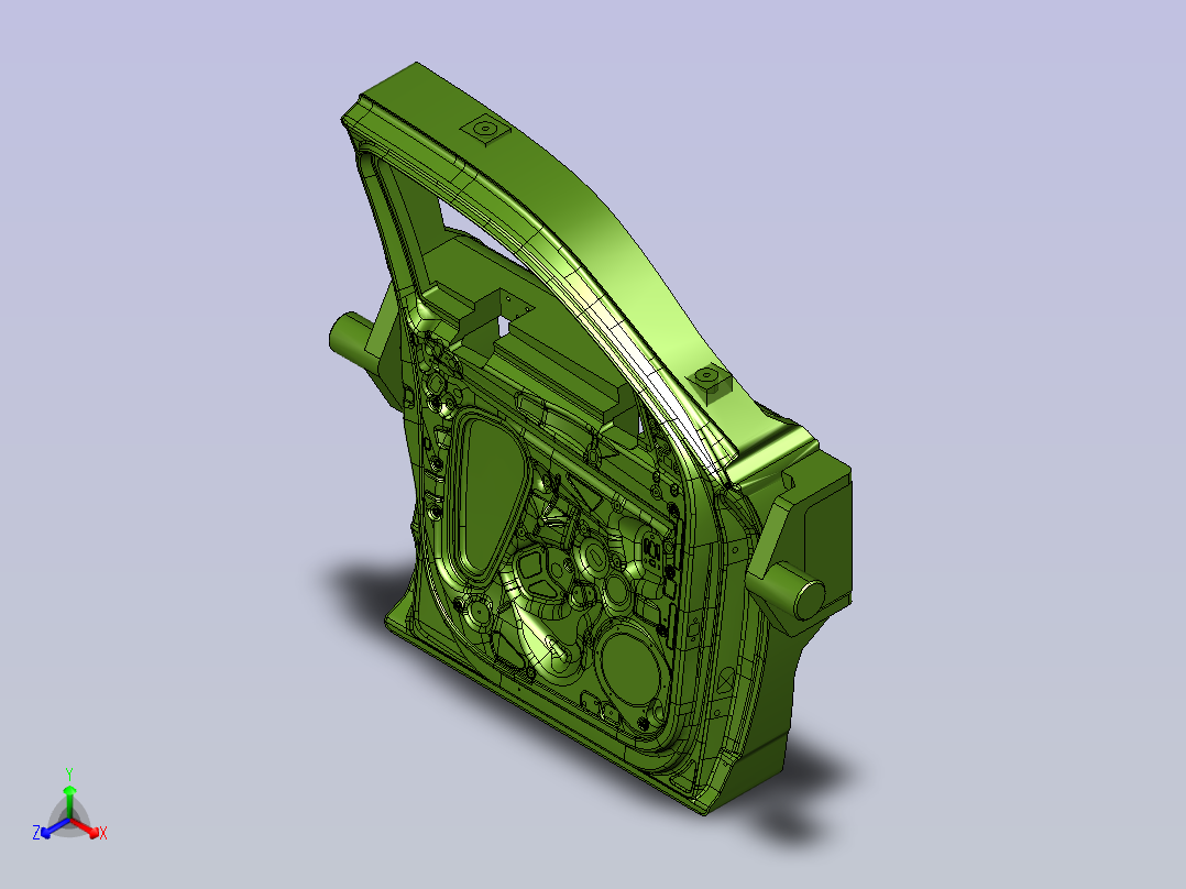 练习铸造件主视图