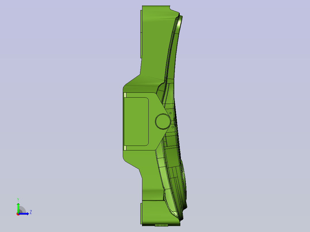 练习铸造件左视图