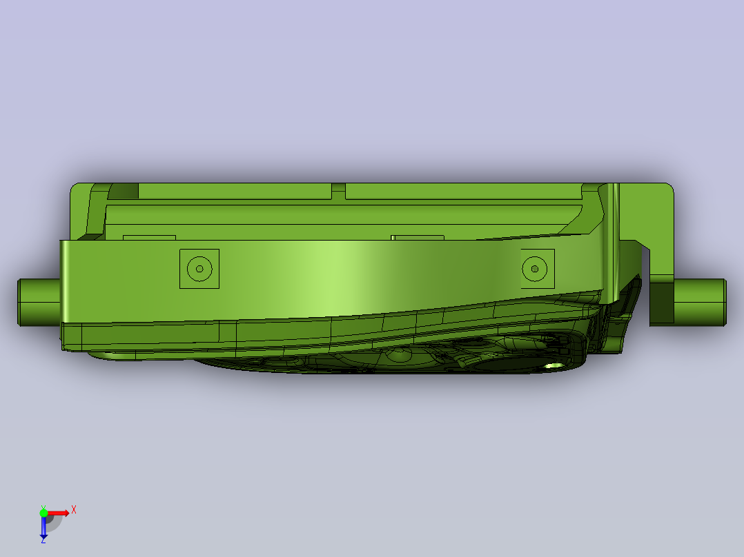 练习铸造件俯视图