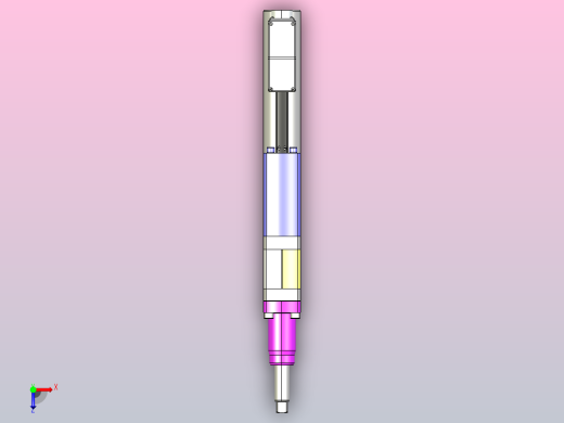350拧紧轴模型俯视缩略图