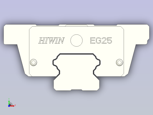 上银导轨 EGW25CA前视缩略图