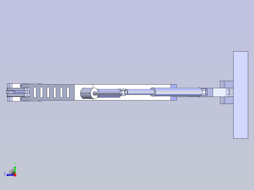 多用途机械臂 stp右视图