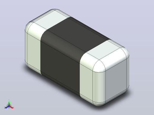 87x 片式电阻器封装 （SMD）RESC0603X26N