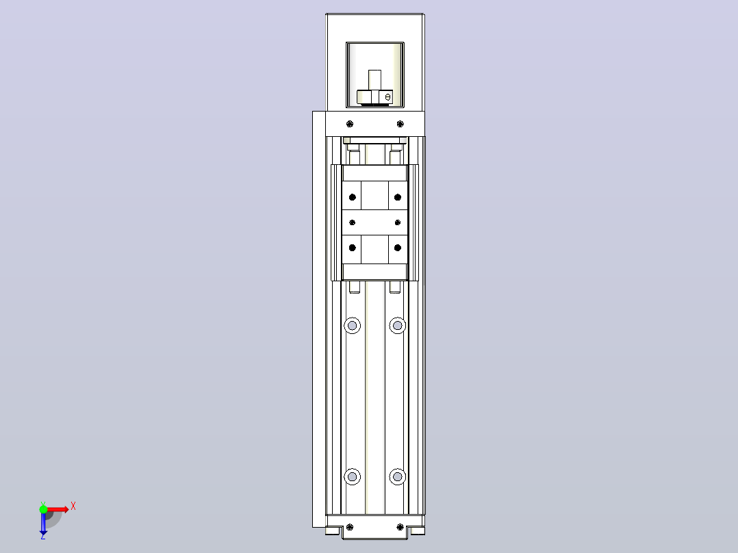 钢基模组TPA-KSR-4002C-150A1-M-F0S0俯视图