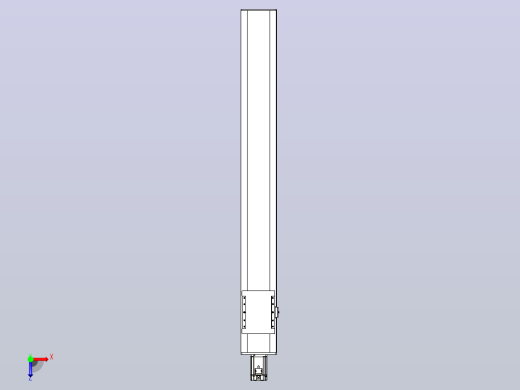 滚珠丝杠直线轴带导轨全封闭TPA-HCR-175D-2510C-L1350-M-C-P75-N3俯视缩略图