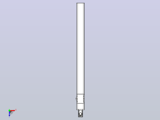 滚珠丝杠直线轴带导轨全封闭TPA-HCR-105D-1610C-L1200-M-Y-P40-N3俯视缩略图