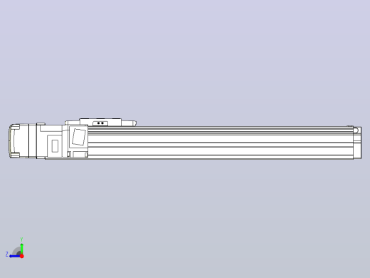 滚珠丝杠直线轴内置导轨TPA-GCR-40-1210C-L250-ML-M10-N3右视缩略图