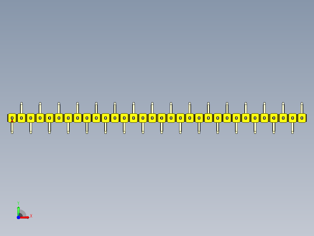DS1022彩色排针 黄色 32引脚 100mil 类型 SMT R2 版本1.0.zip.zip前视图