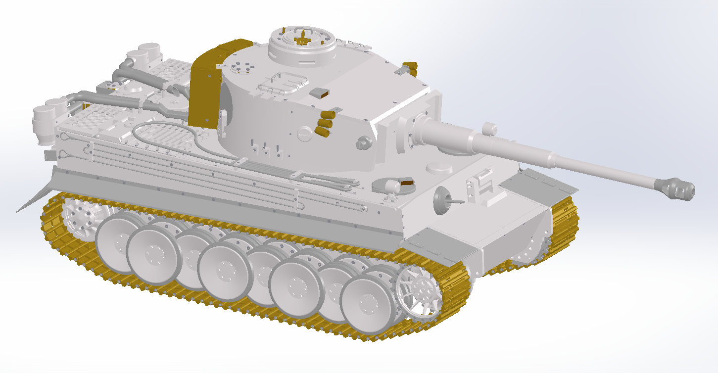 德国虎式坦克1：10模型