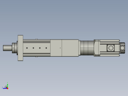 MTA125-50-P10-FF-D-K_-P2000W&amp;3000W-S3重载型电动缸右视缩略图