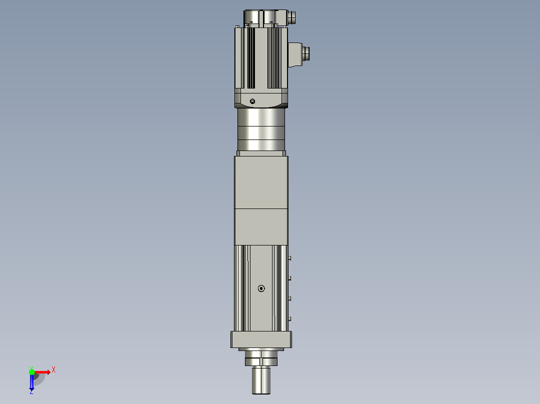 MTA125-50-P10-FF-D-K_-P2000W&amp;3000W-S3重载型电动缸俯视图