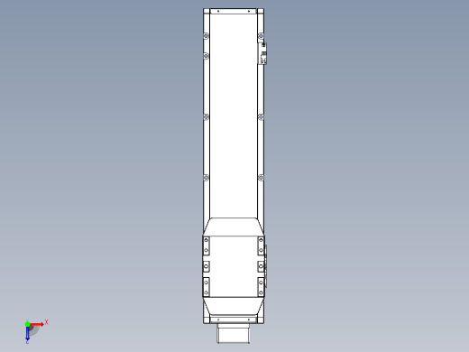 滚珠丝杠直线轴内置导轨TPA-GCR-150-2010C-L500-MP-M75-N3俯视缩略图