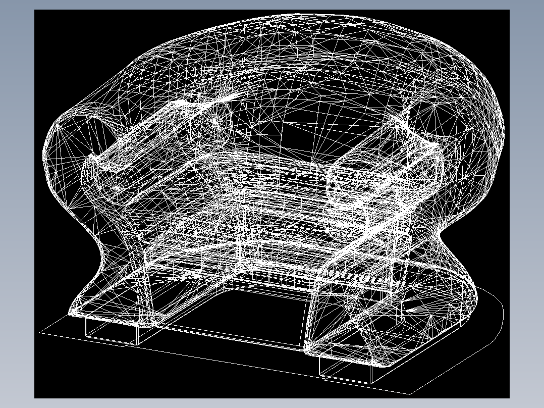 室内家具和灯具等的模型十二-K-S32-1