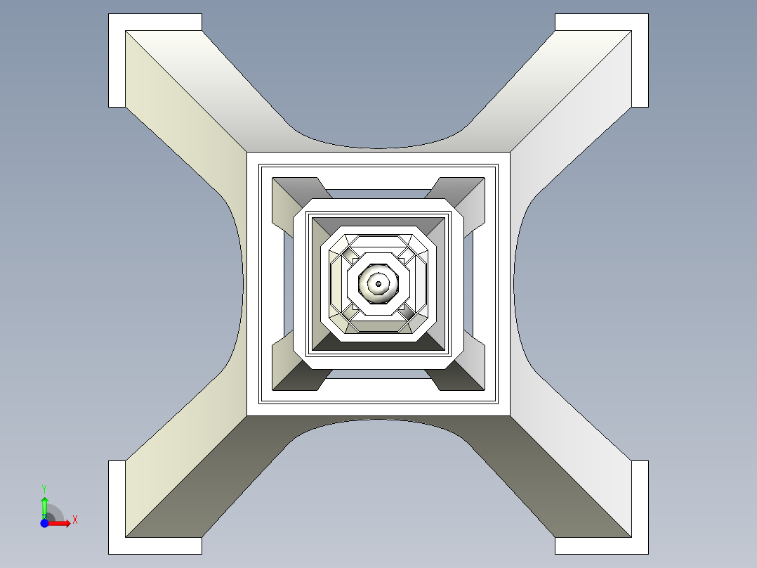艾佛尔铁塔前视图