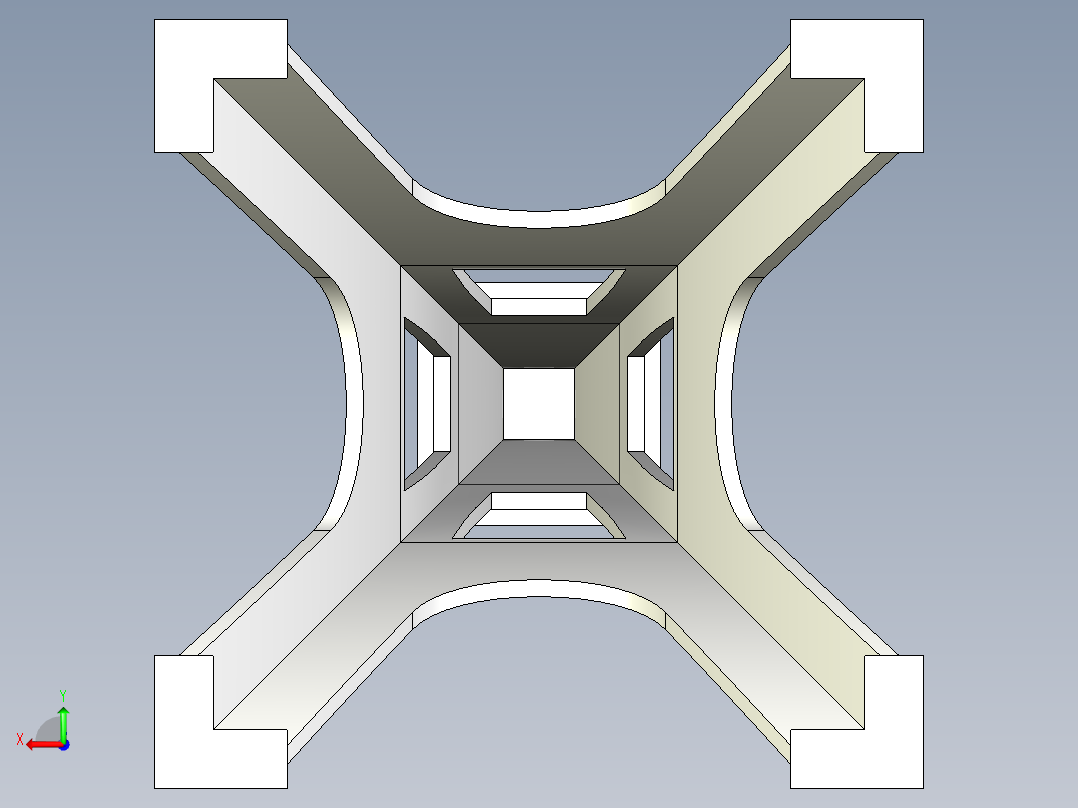 艾佛尔铁塔后视图