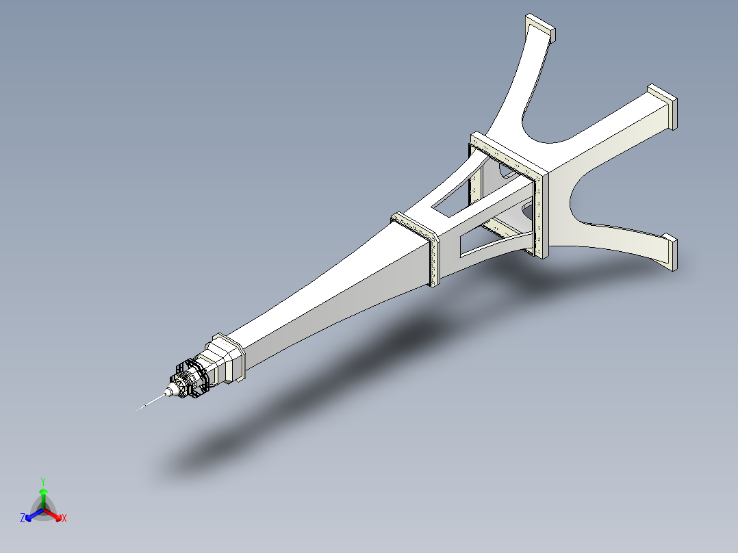艾佛尔铁塔正等轴测图