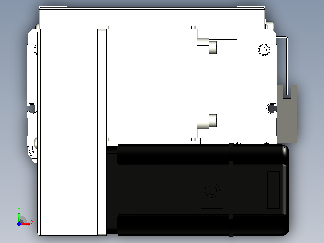 Toyo东佑达直线模组-ECB17-1200-LD前视图