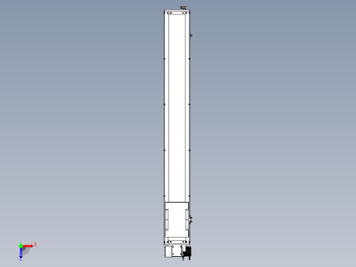 Toyo东佑达直线模组-ECB17-1200-LD俯视缩略图