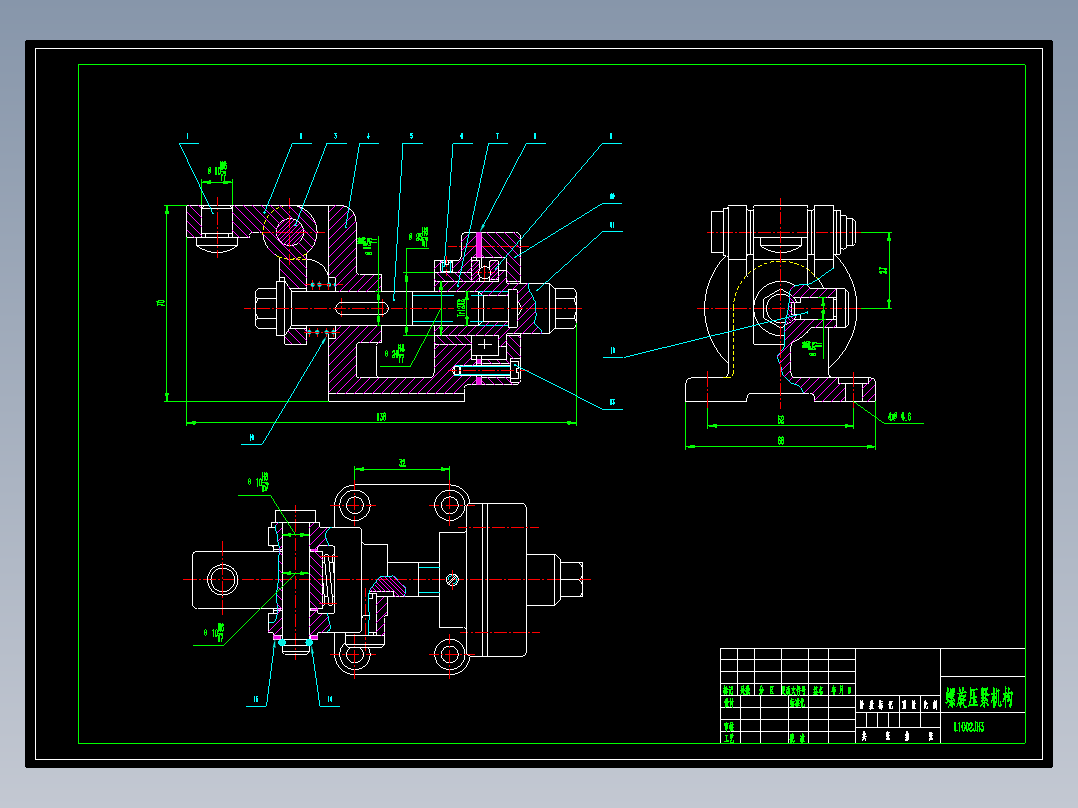 L1C02JH3螺旋压紧机构