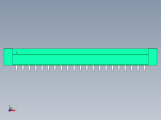 DEGSON 15EDG（公头） 3.5mm 螺钉锁紧，插拔式接线端子 FullPack-15EDGVM-3.5-21P-14-00AH前视缩略图