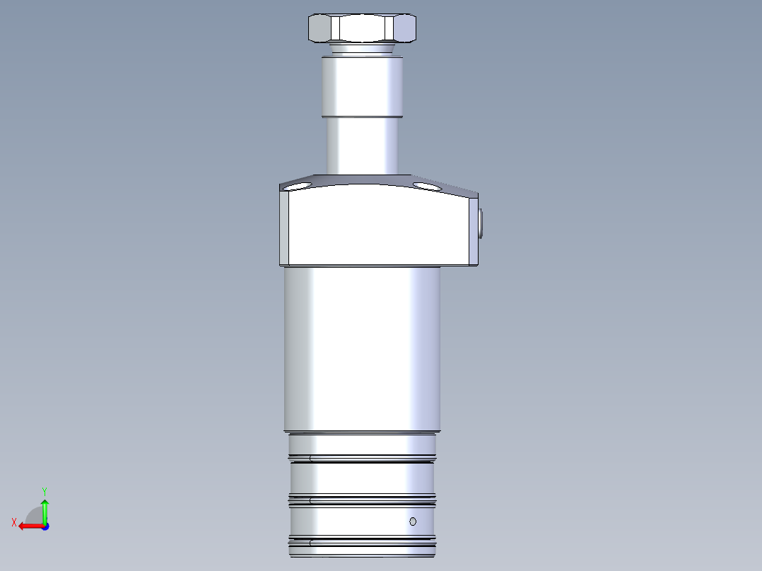 KOSMEKLHA0480-GRM多系列多零件图纸模型后视图