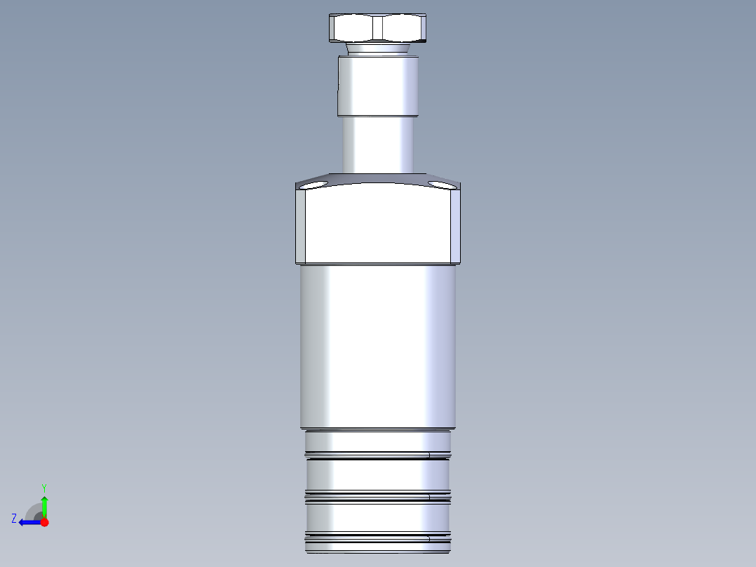 KOSMEKLHA0480-GRM多系列多零件图纸模型右视图