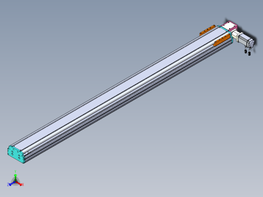 东锦同步带传动-直线滑台模组DH170B-L150-S1900-BL-P400W-C3