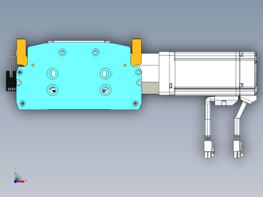 东锦同步带传动-直线滑台模组DH170B-L150-S1900-BL-P400W-C3前视缩略图