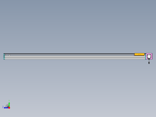 东锦同步带传动-直线滑台模组DH170B-L150-S1900-BL-P400W-C3右视缩略图