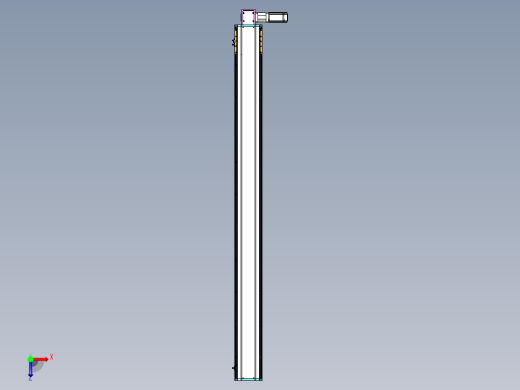 东锦同步带传动-直线滑台模组DH170B-L150-S1900-BL-P400W-C3俯视缩略图