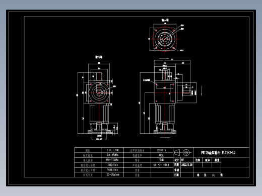换向器PW170垂直输出 PLX142-L2 35-114.3-200-M12.dwg