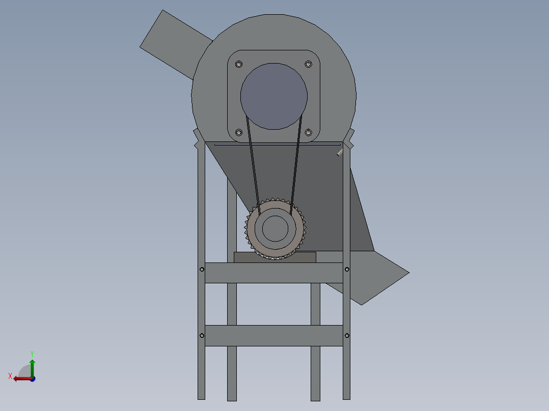 玉米脱粒机sheller-1-SW后视图