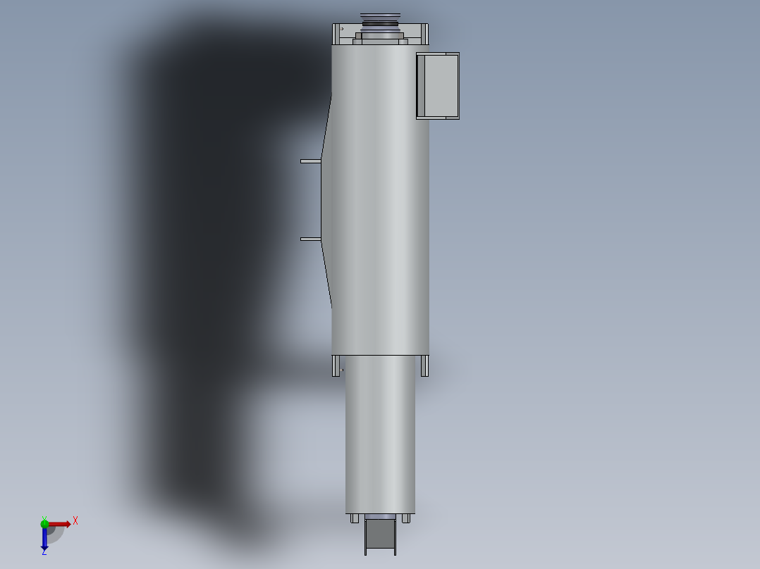 玉米脱粒机sheller-1-SW俯视图