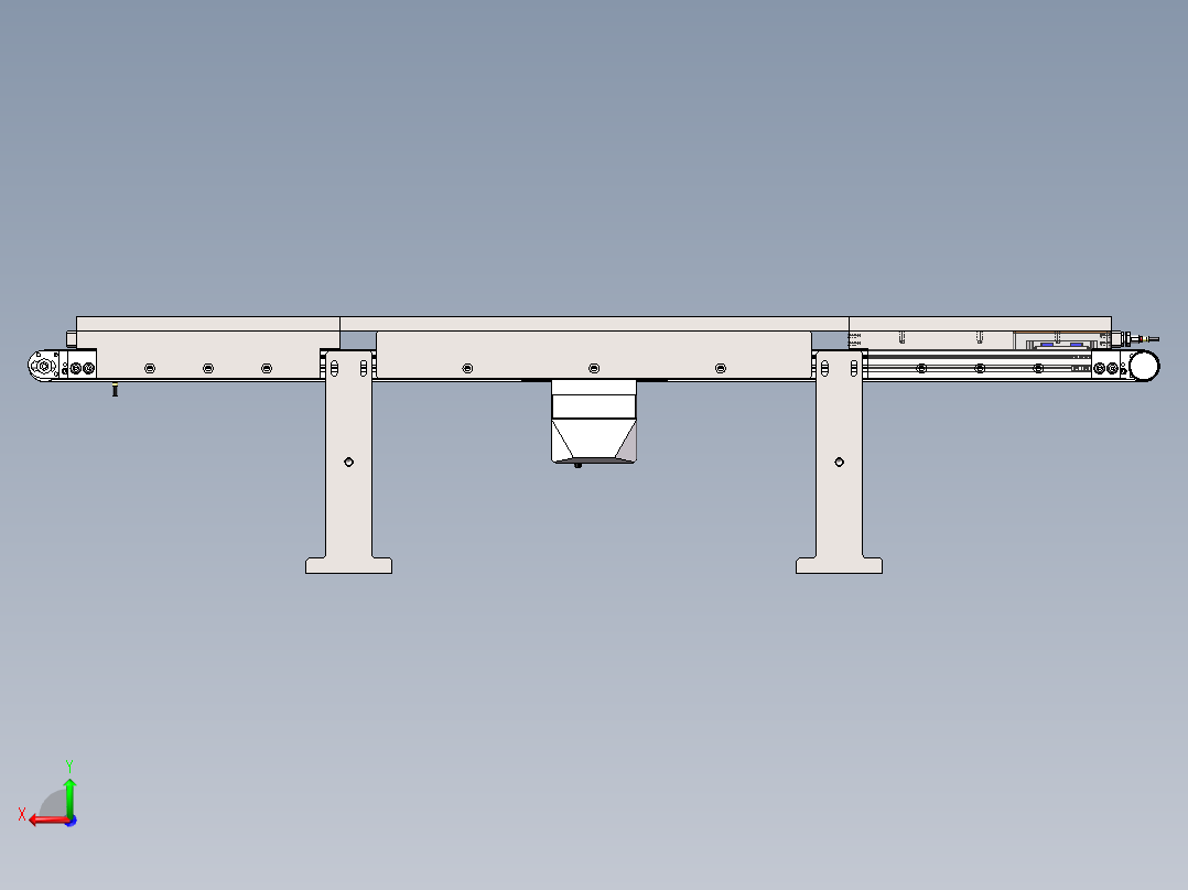 治具输送机构后视图