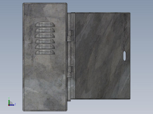 电气外壳左视缩略图