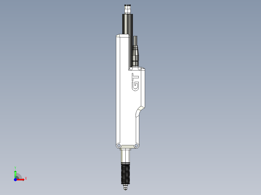 基恩士GT2-A50_kc图纸模型前视图