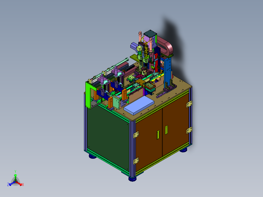在线式机械手CCD视觉电路板锁螺丝机