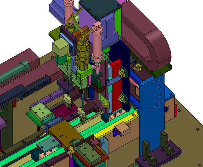 在线式机械手CCD视觉电路板锁螺丝机
