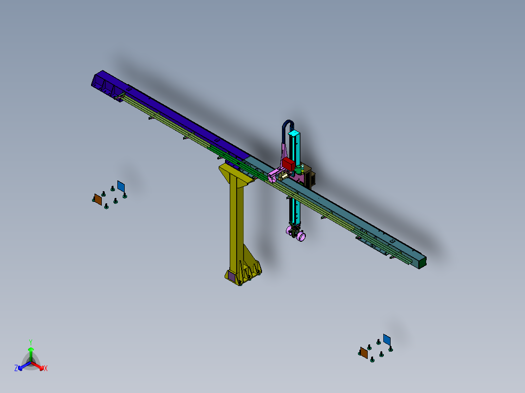 工业数控上下料码垛机械手