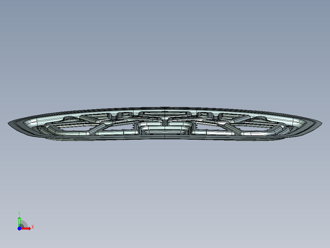 前罩内面板--creo前视图