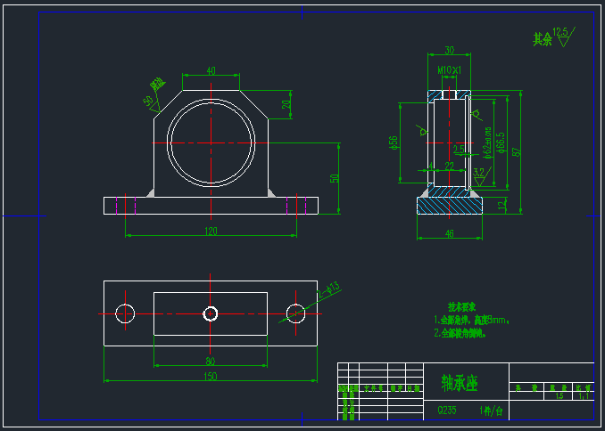 一种托举机构CAD图纸