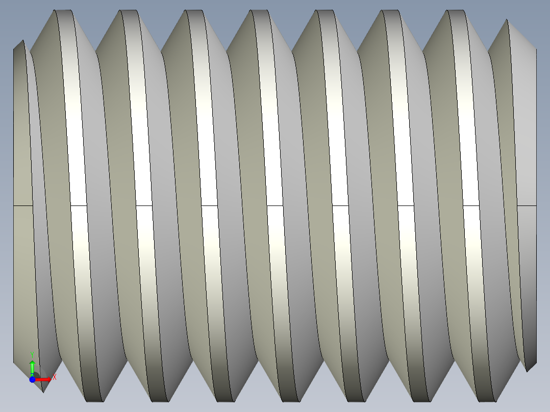 DIN 913-ISO 4026 固定螺钉-M6 L=8.STEP前视图