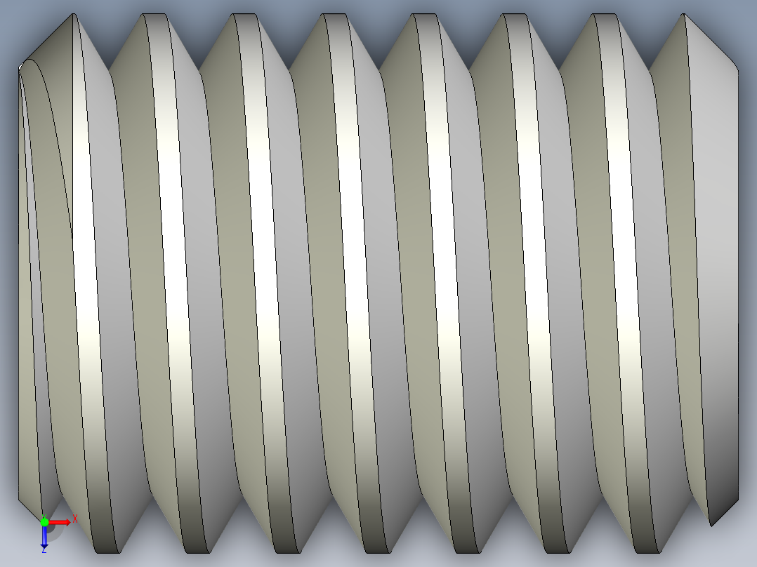 DIN 913-ISO 4026 固定螺钉-M6 L=8.STEP俯视图