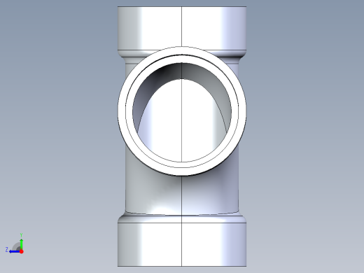 船舶管路系统S13_SeaDrainPLUS_SanitaryTee-SxSxS_37E161502_2in Sea Drain Plus - Sanitary Tee - SxS右视缩略图