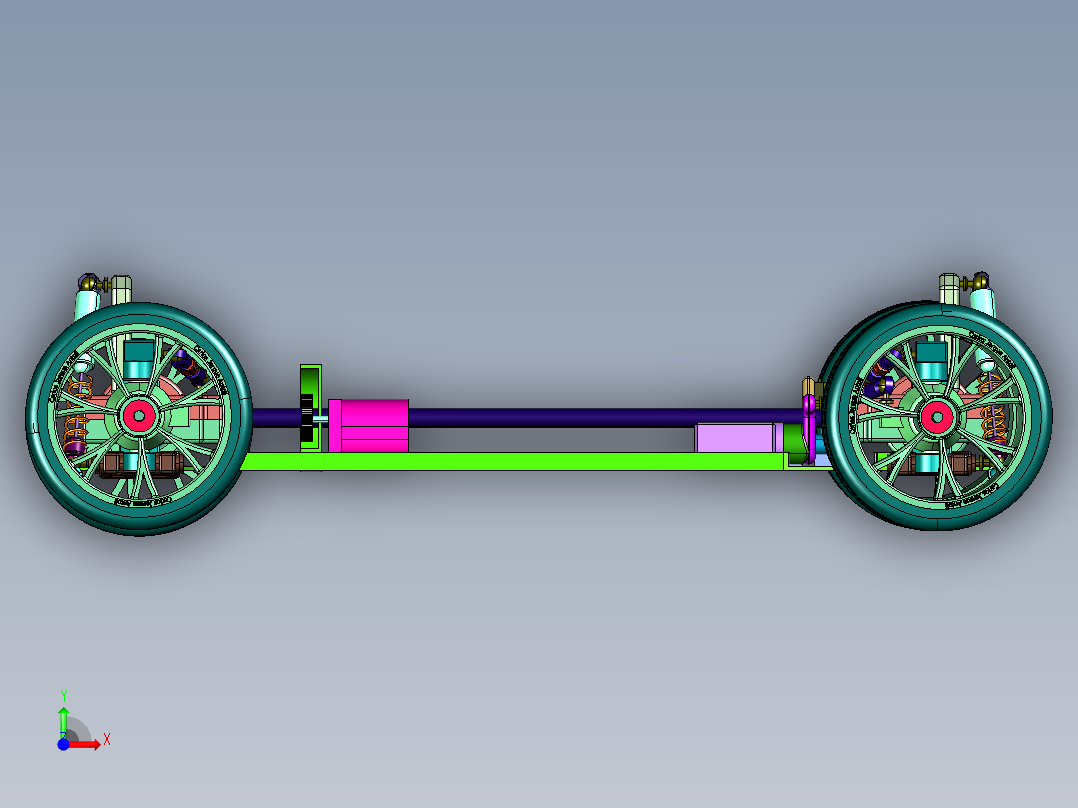 合金漂移无线仿真遥控车前视图