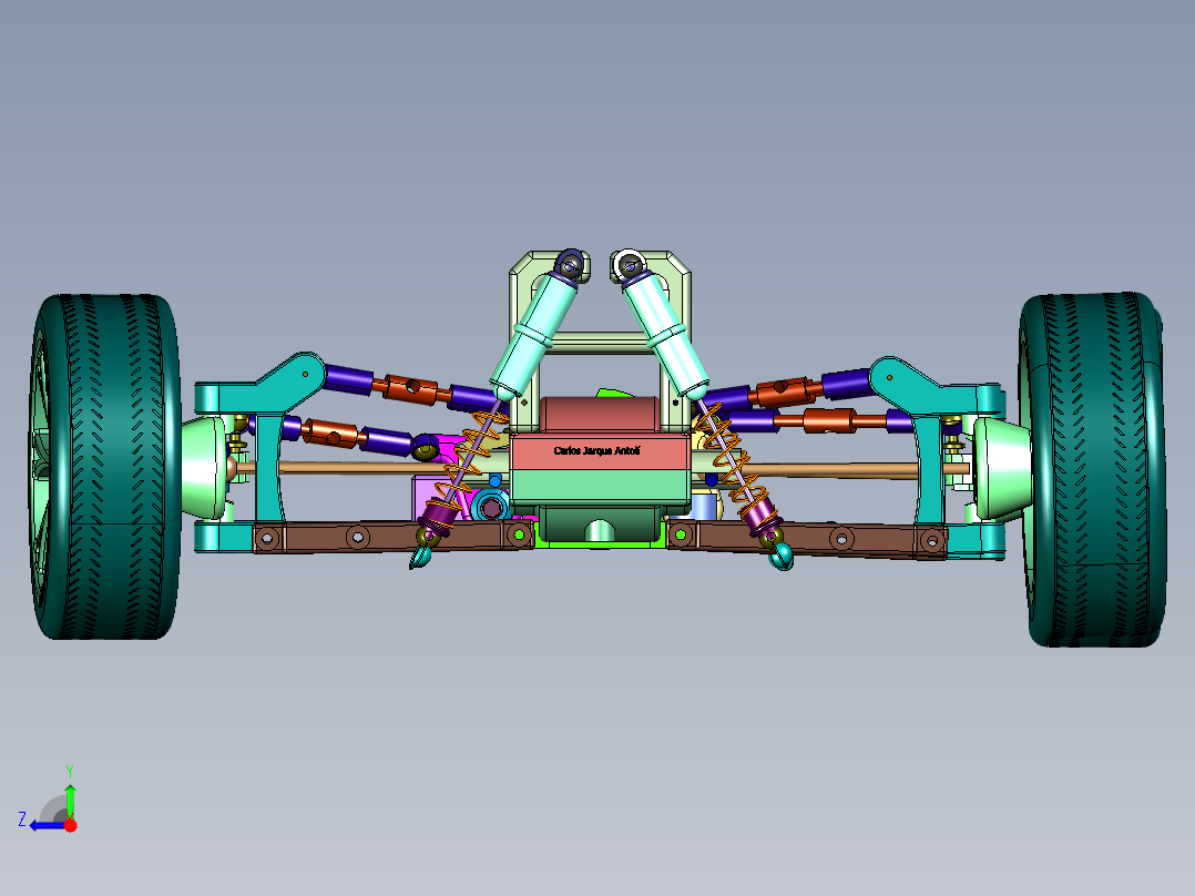合金漂移无线仿真遥控车右视图